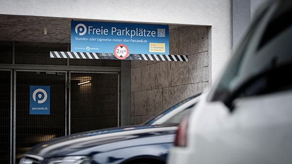 Das grösste digitale Parkplatznetz der Schweiz wird Laufend erweitert.